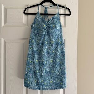 HALARA Blue Print Athletic Dress